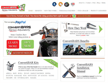 Tablet Screenshot of convertibars.com